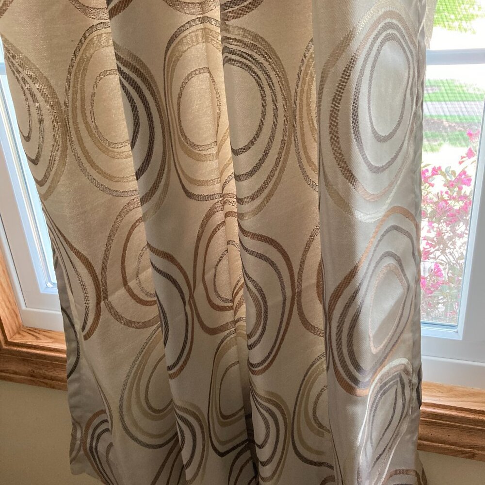 Apt 9 Geometric Grommet Curtain Panel - One Panel - Picture 7 of 14